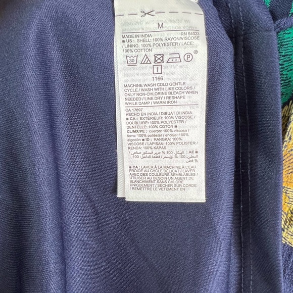 Old Navy Rayon Floral Ruffle Lace Maxi Dress - Picture 11 of 12